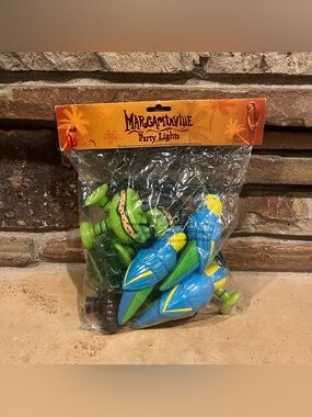 Margaritaville Parrot Head Party Lights - Blue & Green Parrot String Lights